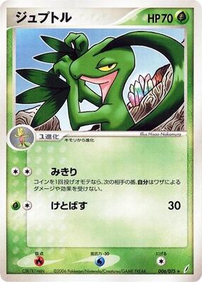 Grovyle card from Miracle Crystal