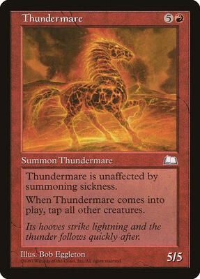 Thundermare card from Weatherlight