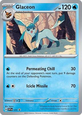 Glaceon - 171 (Cosmos Holo) card from SV: Scarlet & Violet Promo Cards