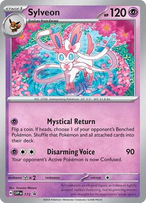 Sylveon - 172 (Cosmos Holo) card from SV: Scarlet & Violet Promo Cards