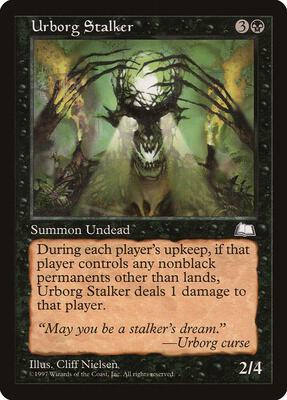 Urborg Stalker card from Weatherlight