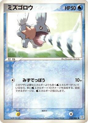 Mudkip card from Magma VS Aqua: Two Ambitions