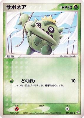 Cacnea card from Magma VS Aqua: Two Ambitions