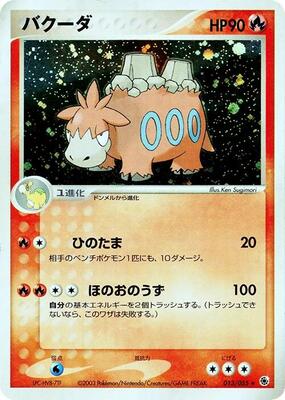 Camerupt card from ADV Expansion Pack