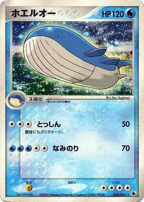 Wailord card from ADV Expansion Pack