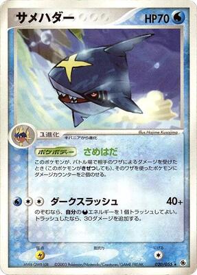 Sharpedo card from ADV Expansion Pack