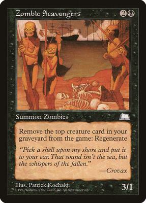 Zombie Scavengers card from Weatherlight