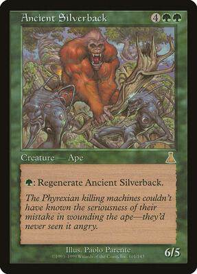 Ancient Silverback card from Urza's Destiny
