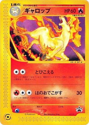 Rapidash - 011/P card from P Promotional cards