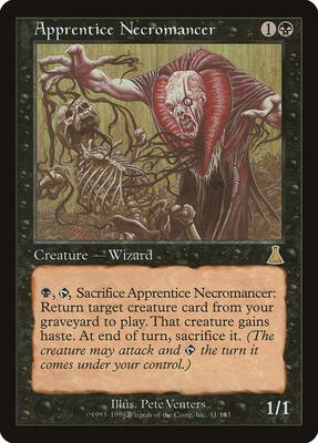 Apprentice Necromancer card from Urza's Destiny