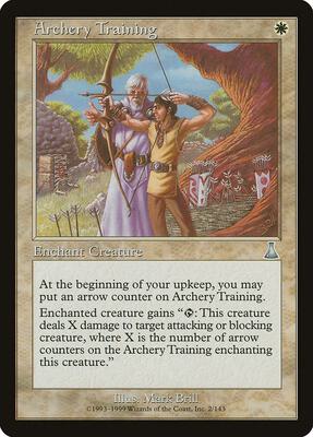 Archery Training card from Urza's Destiny