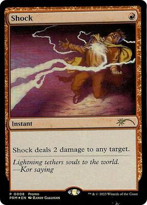 Shock (Graphic Novel Insert) card from Media Promos