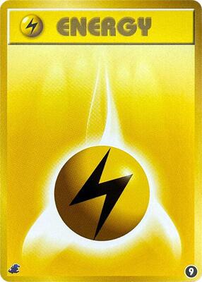 Basic Lightning Energy - 9 card from Intro Pack Neo (Totodile)
