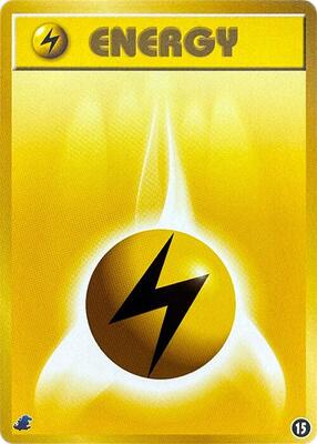 Basic Lightning Energy - 15 card from Intro Pack Neo (Totodile)