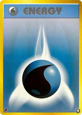 Basic Water Energy - 19 card from Intro Pack Neo (Totodile)
