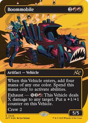 Boommobile (Borderless) (First-Place Foil) card from Aetherdrift