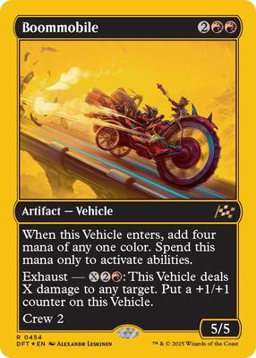 Boommobile (First-Place Foil) card from Aetherdrift