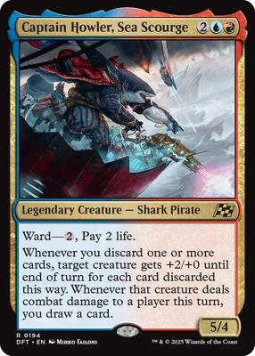 Captain Howler, Sea Scourge card from Aetherdrift