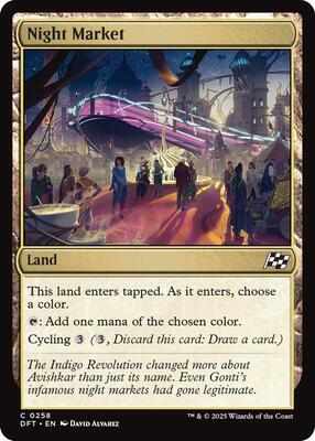 Night Market card from Aetherdrift