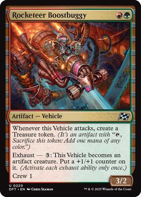 Rocketeer Boostbuggy card from Aetherdrift