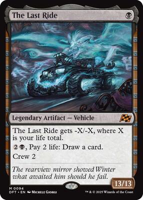 The Last Ride card from Aetherdrift