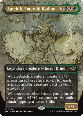 Aatchik, Emerald Radian (Borderless) card from Aetherdrift