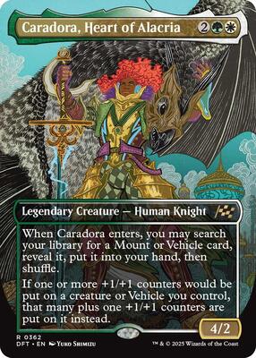Caradora, Heart of Alacria (Borderless) card from Aetherdrift