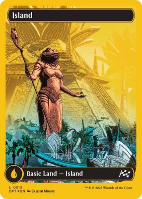 Island (0513) (First-Place Foil) card from Aetherdrift