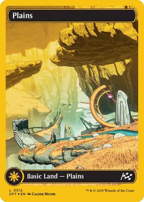 Plains (0512) (First-Place Foil) card from Aetherdrift