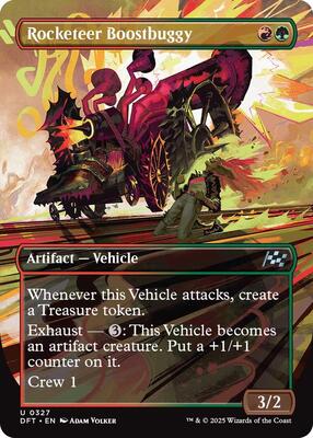 Rocketeer Boostbuggy (Borderless) card from Aetherdrift