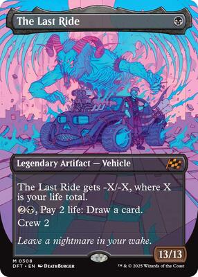 The Last Ride (Borderless) card from Aetherdrift
