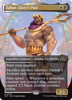 Zahur, Glory's Past (Borderless) card from Aetherdrift
