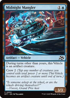 Midnight Mangler card from Aetherdrift