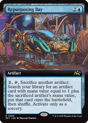 Repurposing Bay (Extended Art) card from Aetherdrift