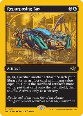 Repurposing Bay (First-Place Foil) card from Aetherdrift