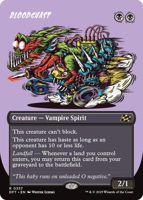 Bloodghast (Borderless) card from Aetherdrift