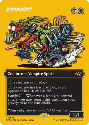 Bloodghast (Borderless) (First-Place Foil) card from Aetherdrift