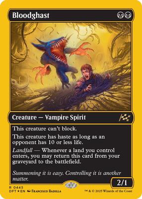 Bloodghast (First-Place Foil) card from Aetherdrift