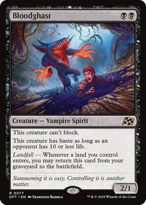 Bloodghast card from Aetherdrift