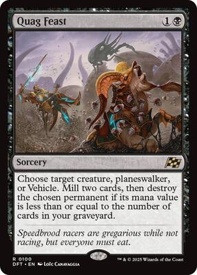 Quag Feast card from Aetherdrift