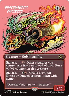 Draconautics Engineer (Borderless) card from Aetherdrift