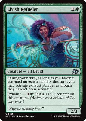 Elvish Refueler card from Aetherdrift