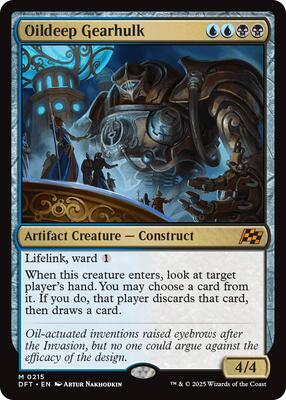 Oildeep Gearhulk card from Aetherdrift