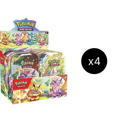 Prismatic Evolutions Mini Tin Display Case card from SV: Prismatic Evolutions