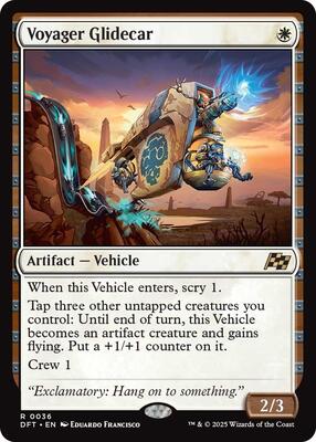 Voyager Glidecar card from Aetherdrift