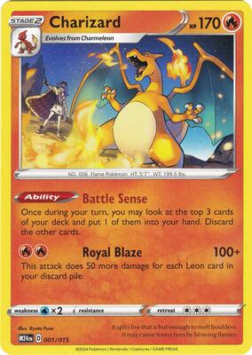 Charizard card from McDonald's Promos 2024