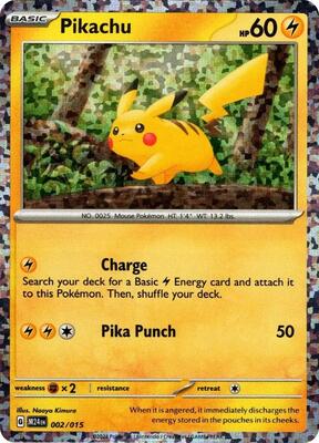 Pikachu card from McDonald's Promos 2024