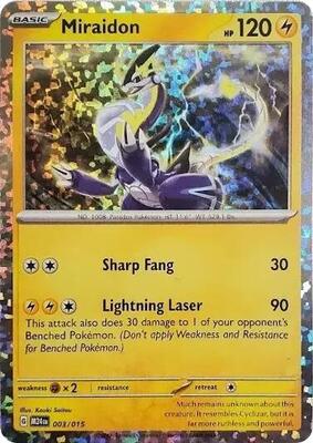 Miraidon card from McDonald's Promos 2024