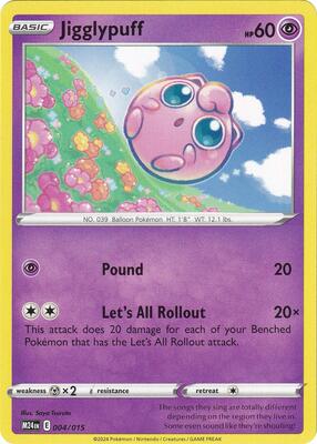 Jigglypuff card from McDonald's Promos 2024