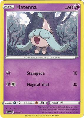 Hatenna card from McDonald's Promos 2024